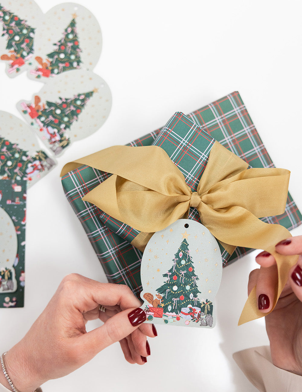 6pk Christmas Gift Tags Christmas Tree