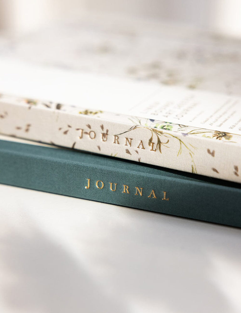 A4 Linen Bound Art Journal - Waxflower Journals Bespoke Letterpress 