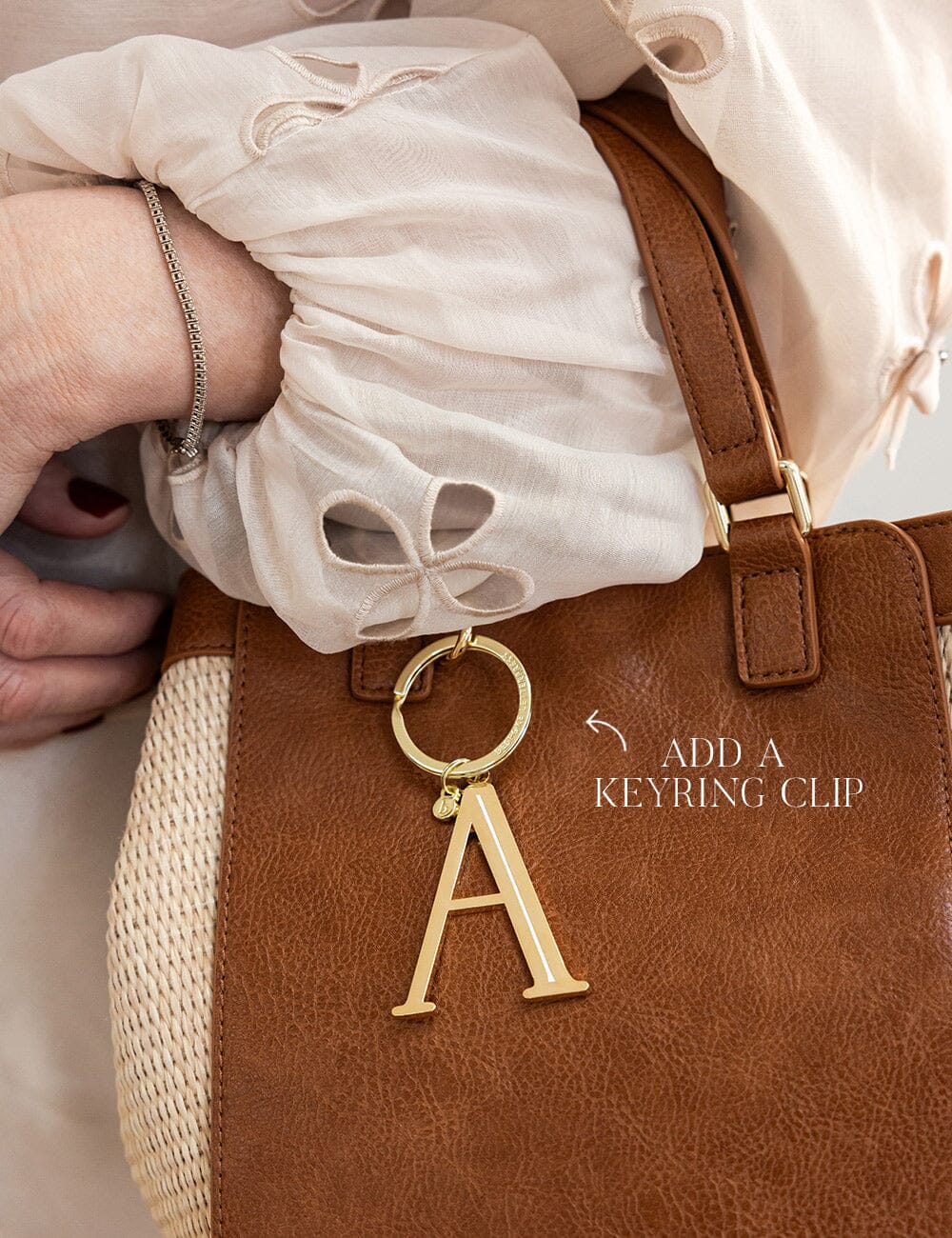 A - Fine Enamel Alphabet Ornament