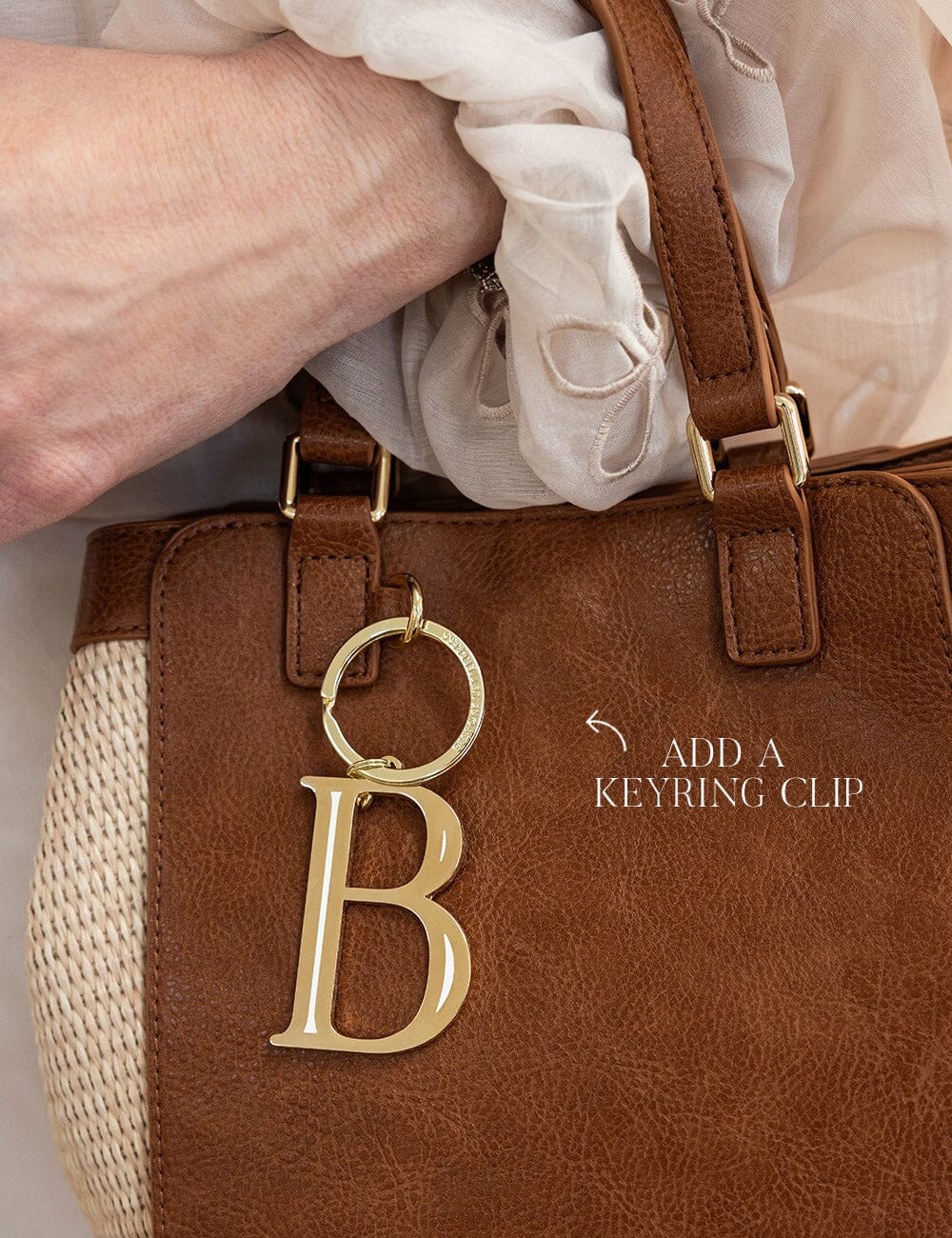 B - Fine Enamel Alphabet Ornament