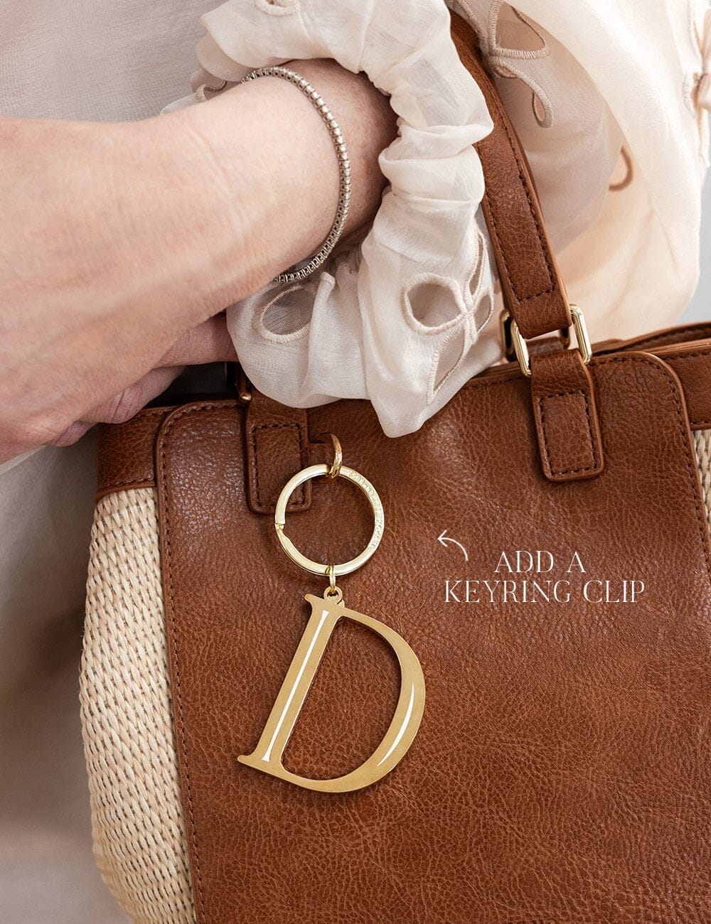 D - Fine Enamel Alphabet Ornament