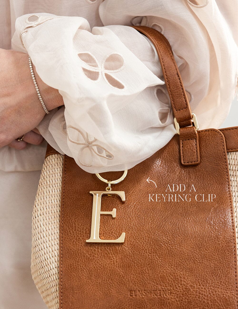 E - Fine Enamel Alphabet Ornament