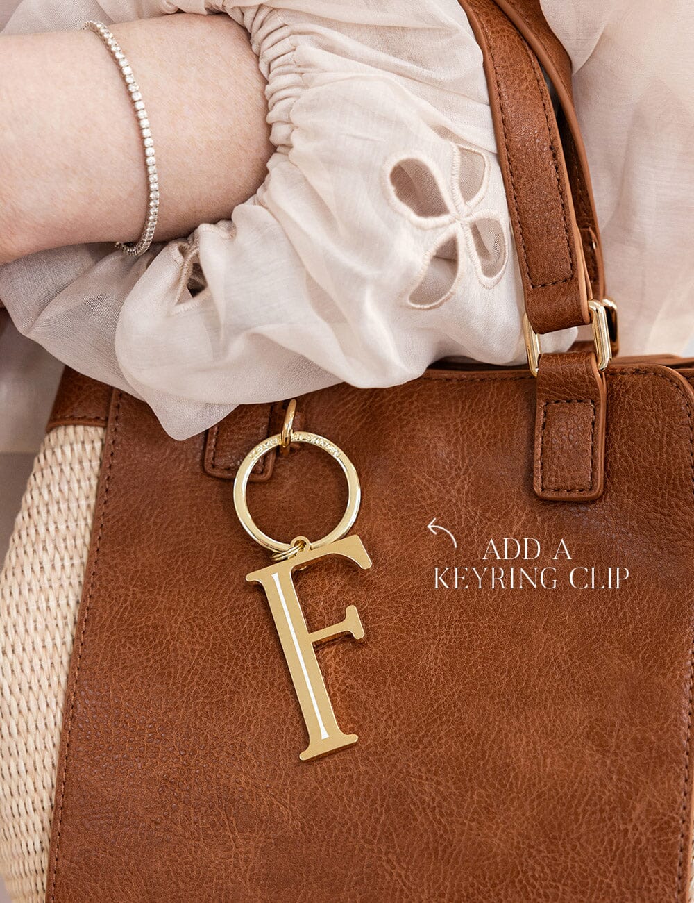 F - Fine Enamel Alphabet Ornament