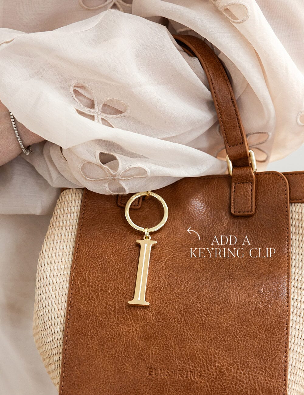 I - Fine Enamel Alphabet Ornament