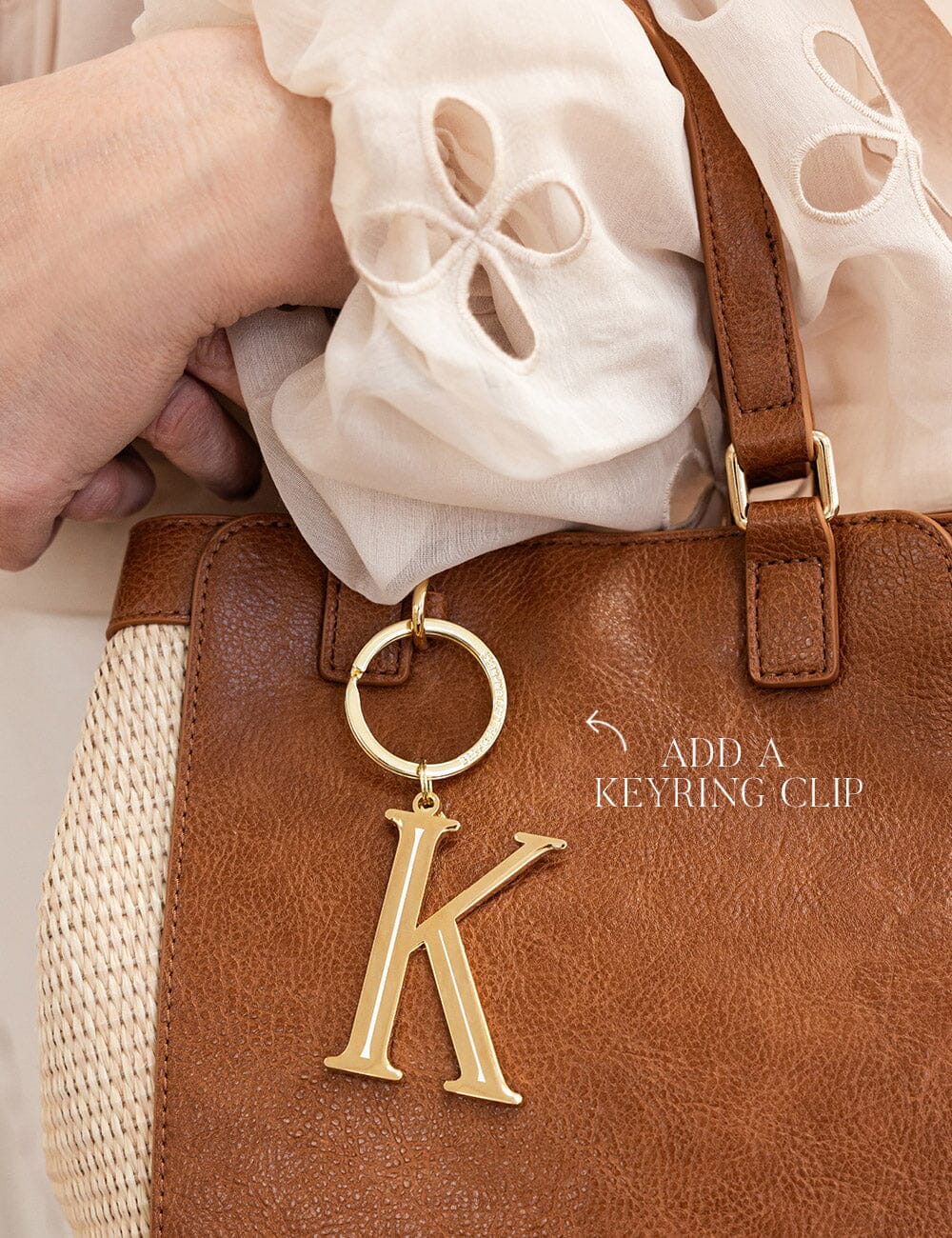 K - Fine Enamel Alphabet Ornament