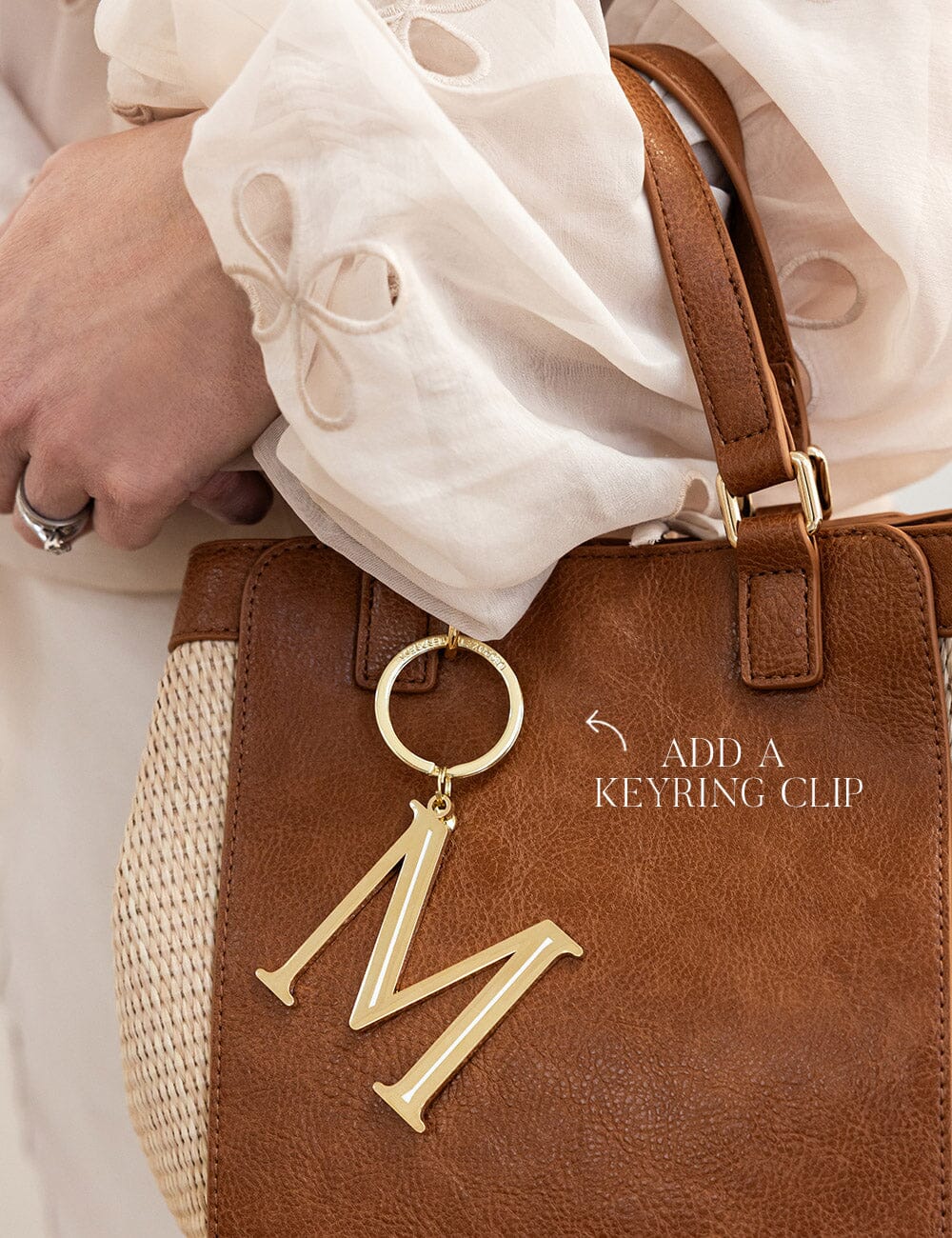 M - Fine Enamel Alphabet Ornament