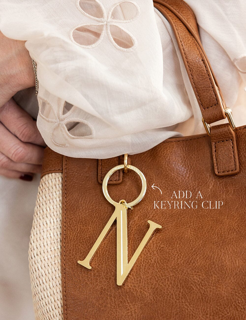 N - Fine Enamel Alphabet Ornament