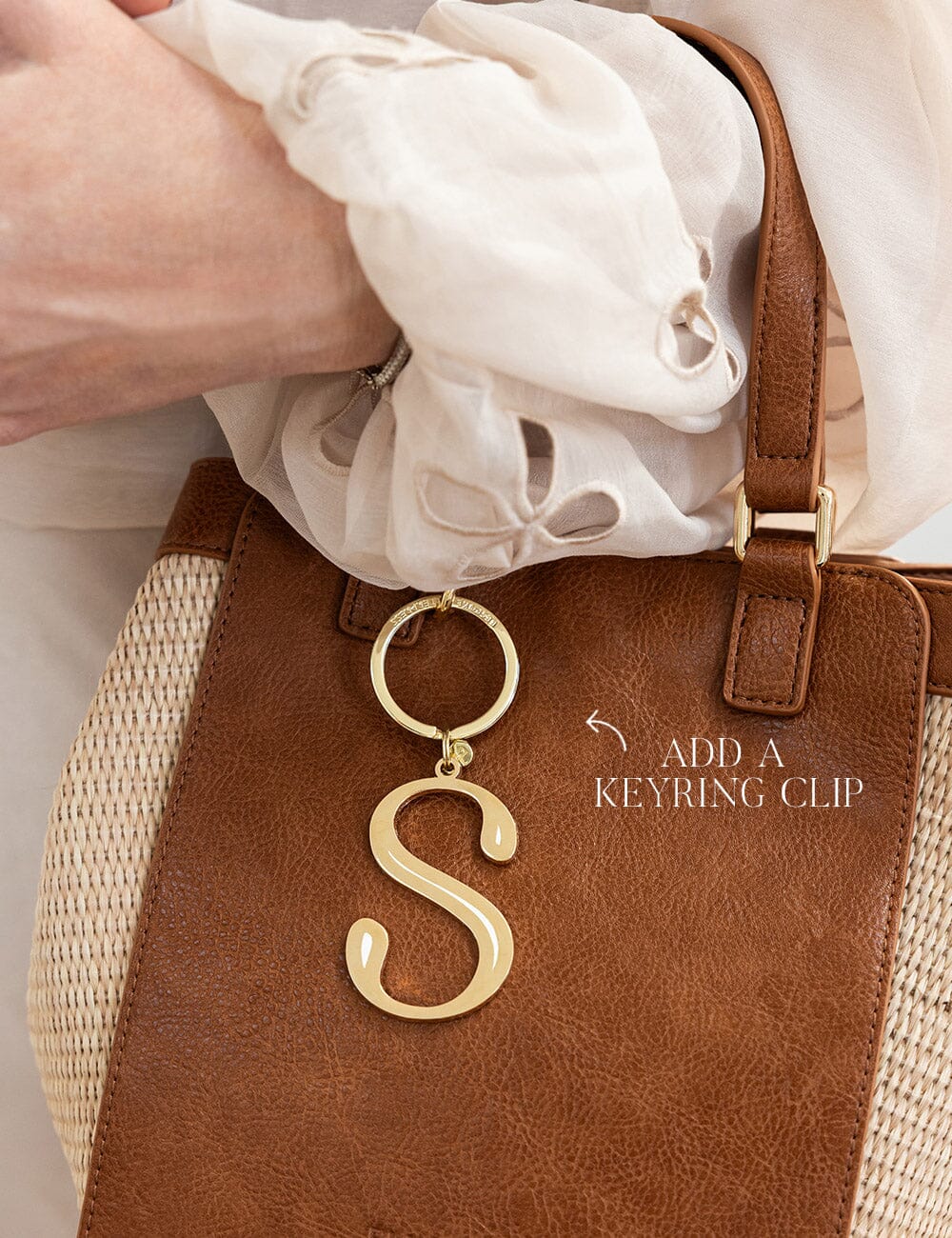 S - Fine Enamel Alphabet Ornament