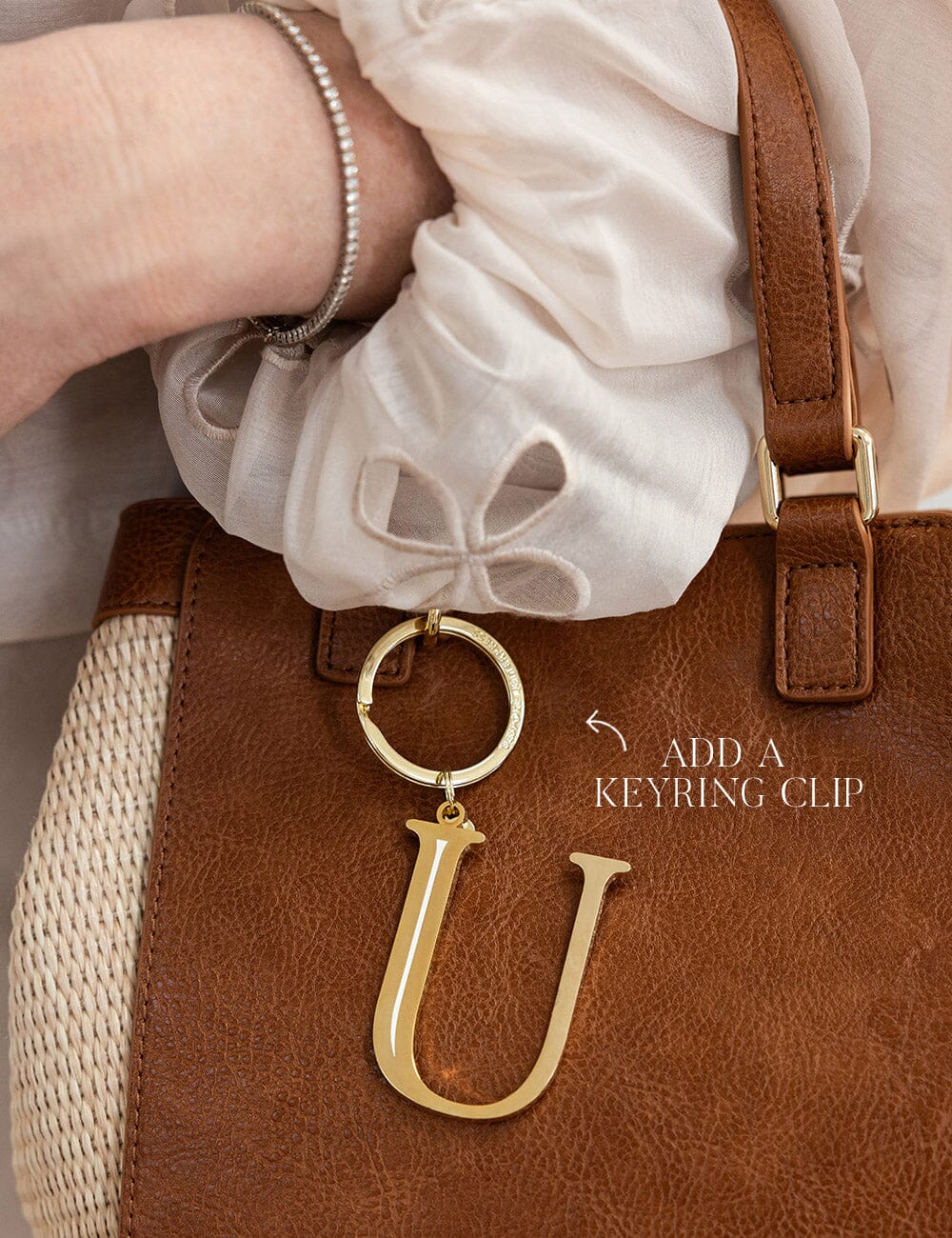 U - Fine Enamel Alphabet Ornament