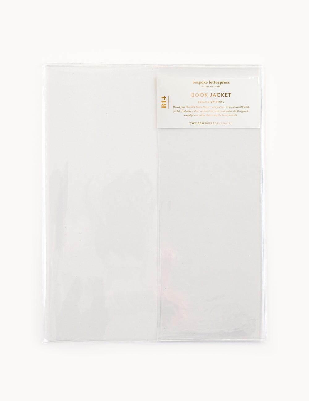 B14 Protective Book Jacket Stationery Bespoke Letterpress 