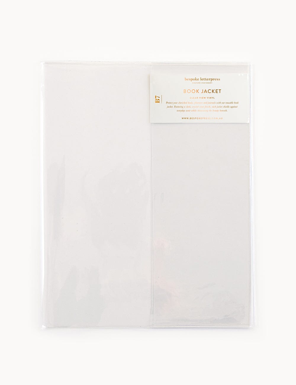 B7 Protective Book Jacket Stationery Bespoke Letterpress 