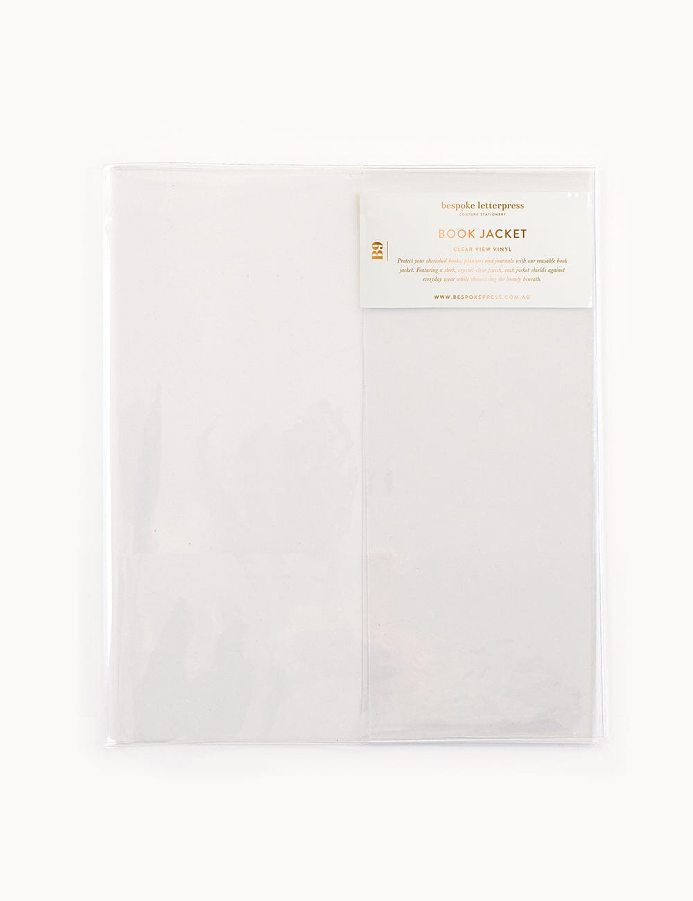 B9 Protective Book Jacket Stationery Bespoke Letterpress 