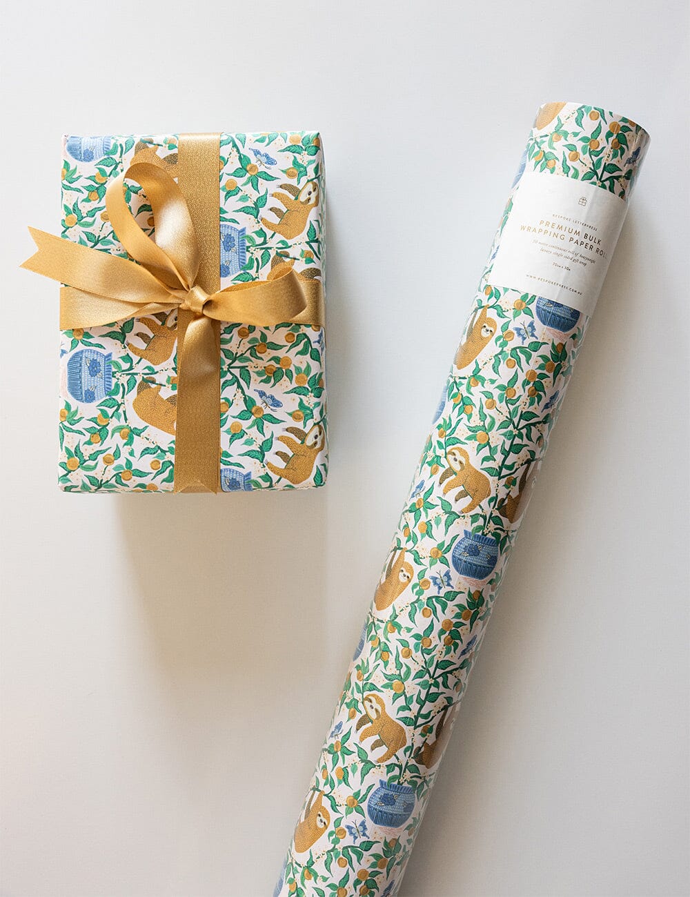 Gift Wrap Roll 30m - Sloth