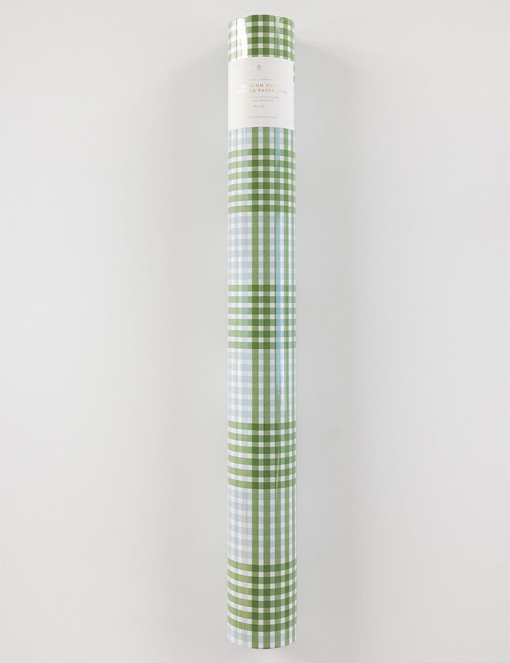 Gift Wrap Roll 30m - Nordic Blue Check