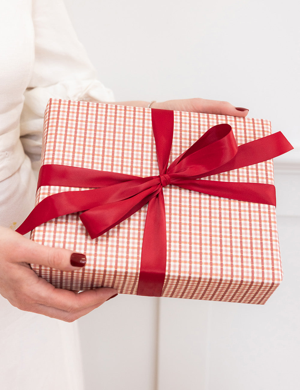 Gift Wrap Roll - Christmas Tartan Check