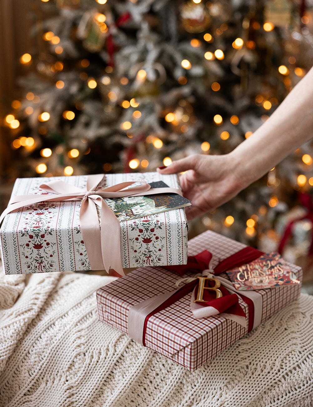 Gift Wrap Roll 3m - Christmas Tartan Check