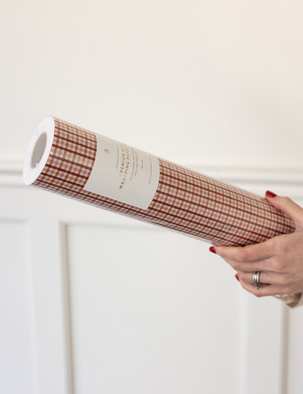 Gift Wrap Roll - Christmas Tartan Check