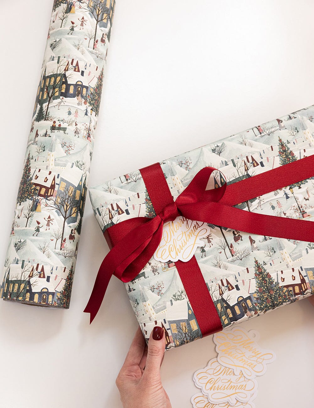 Gift Wrap Roll 30m - The Christmas Village