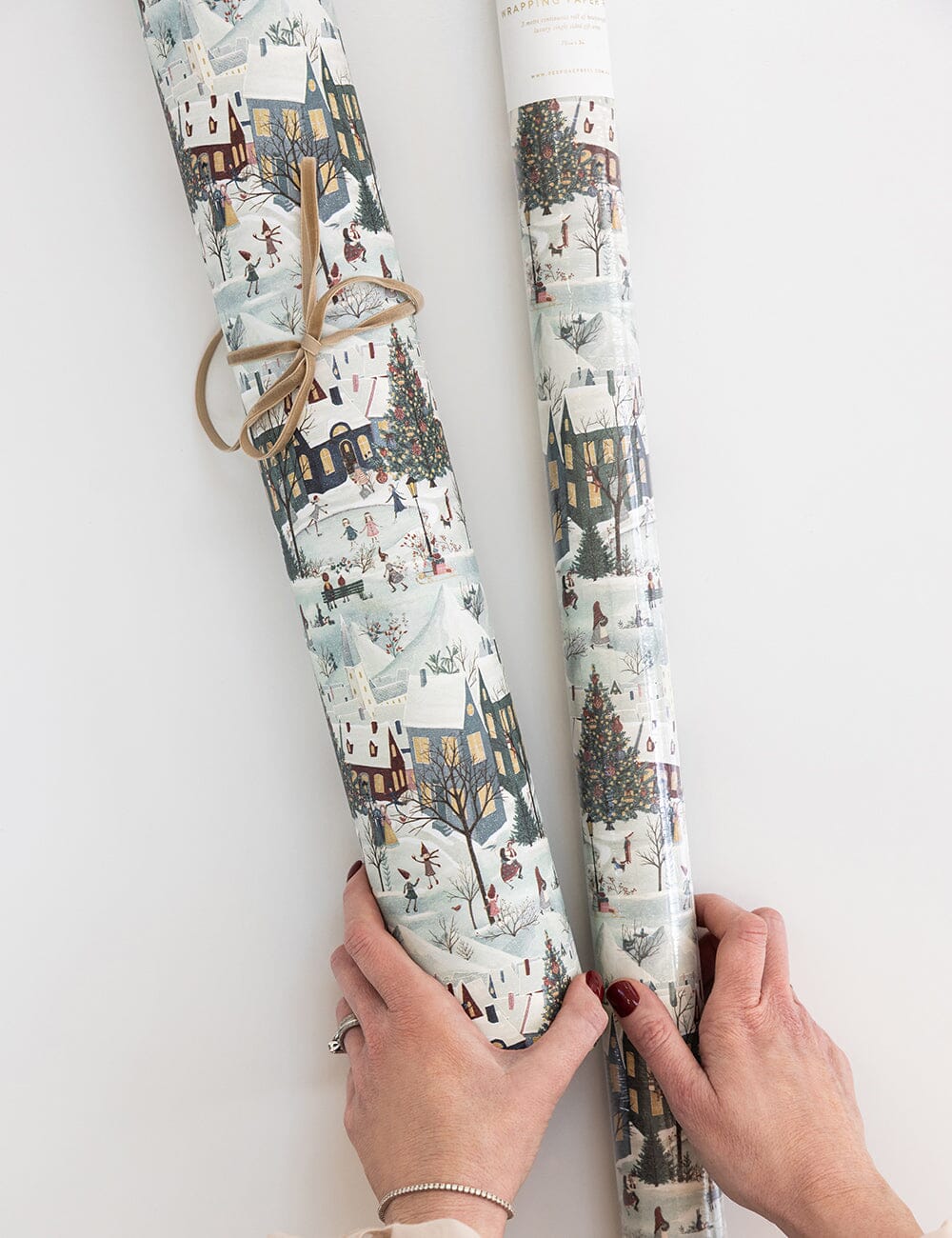 Gift Wrap Roll - The Christmas Village