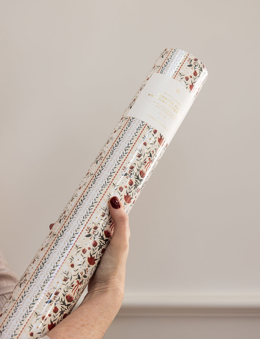 Gift Wrap Roll - Festive Florals