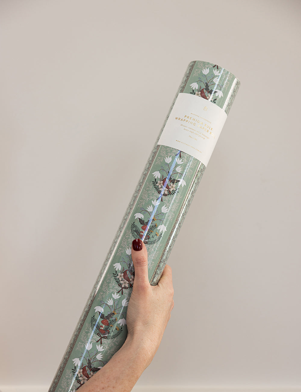 Gift Wrap Roll 3m - Christmas Songbirds