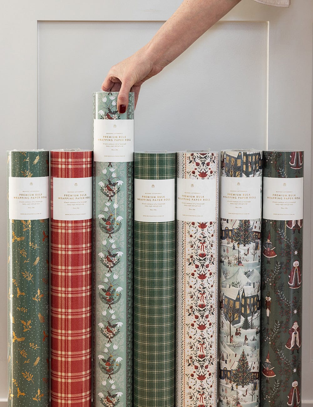 Gift Wrap Roll 30m - Christmas Songbirds