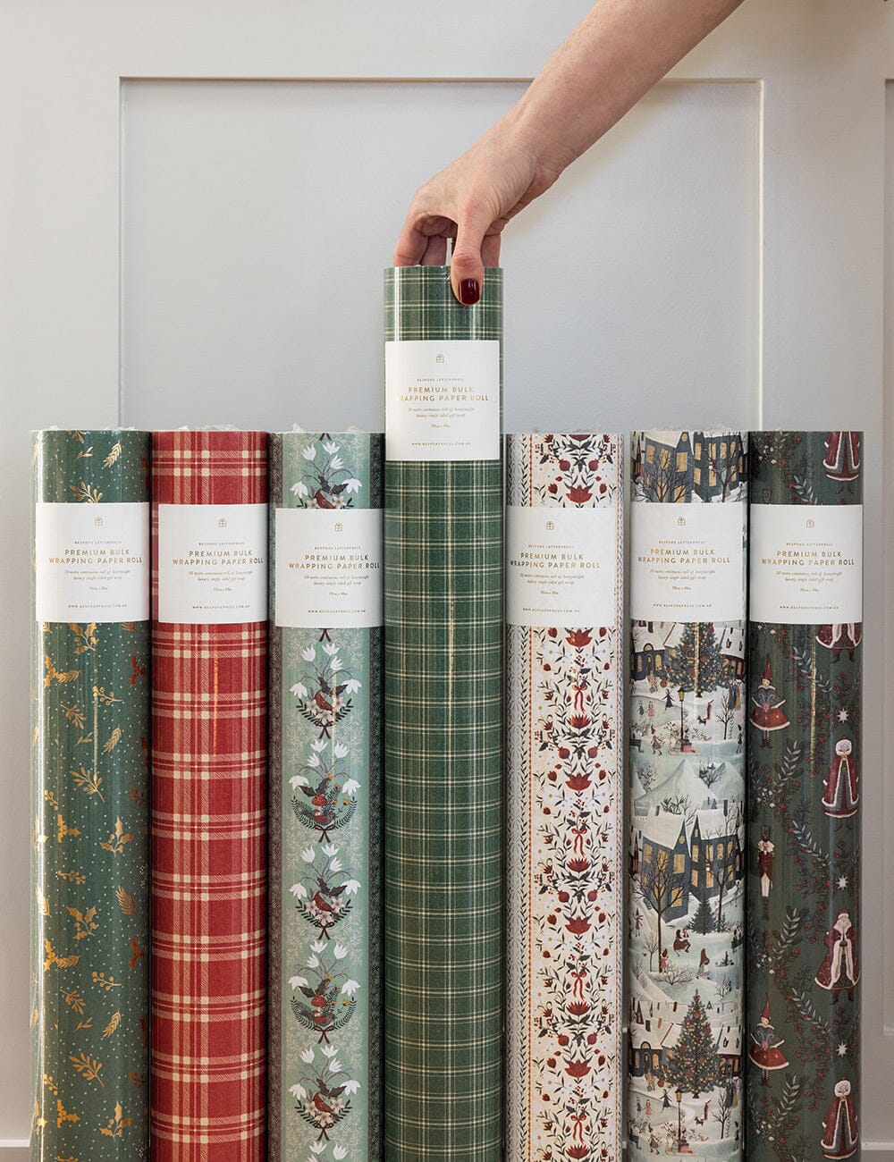 Gift Wrap Roll 30m - Spruce Tartan