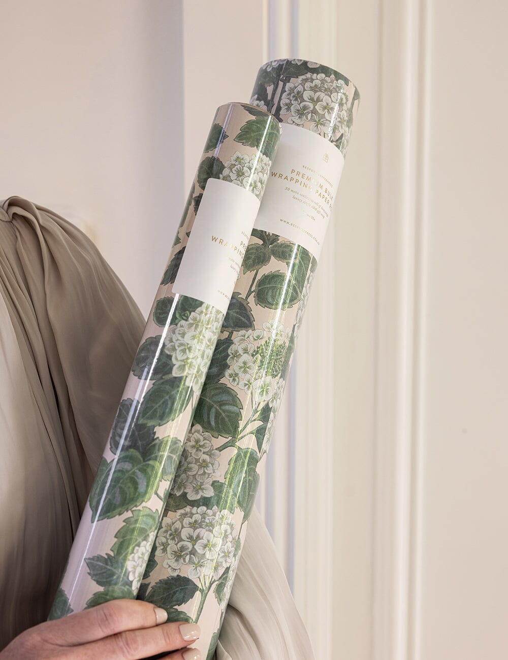 Gift Wrap Roll 30m - Hydrangea
