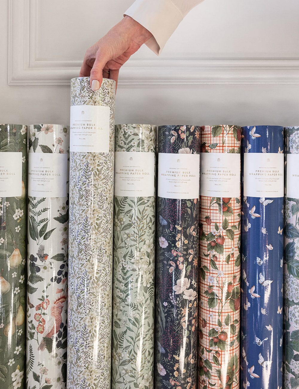 Gift Wrap Roll 30m - Forget Me Not