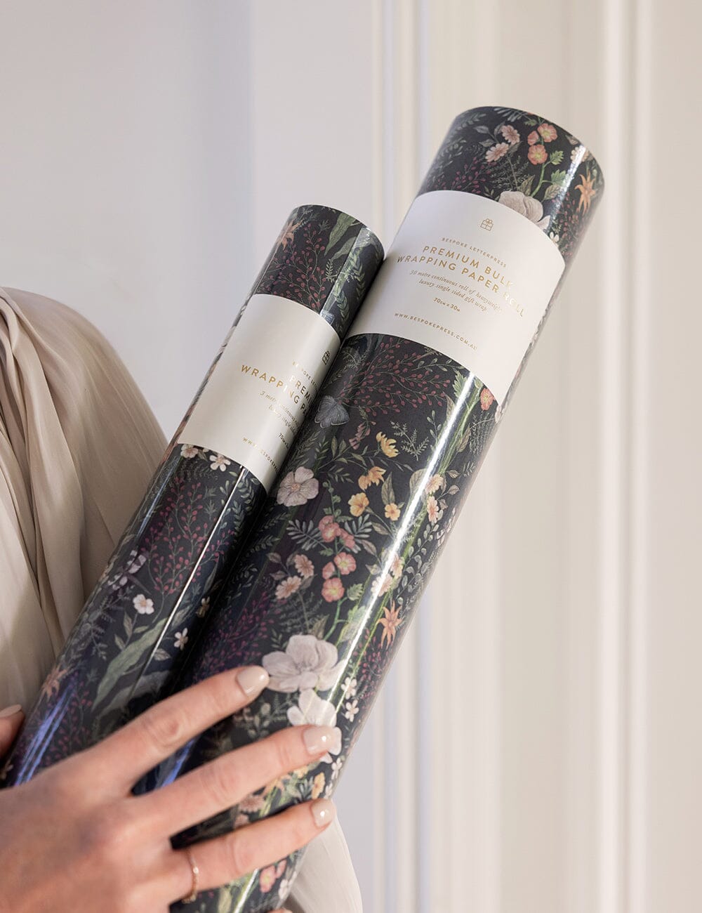 Gift Wrap Roll 30m - Dusk In Bloom