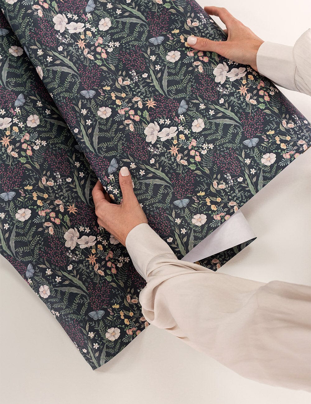 Gift Wrap Roll 30m - Dusk In Bloom