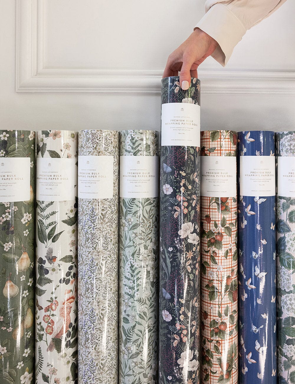 Gift Wrap Roll 30m - Dusk In Bloom
