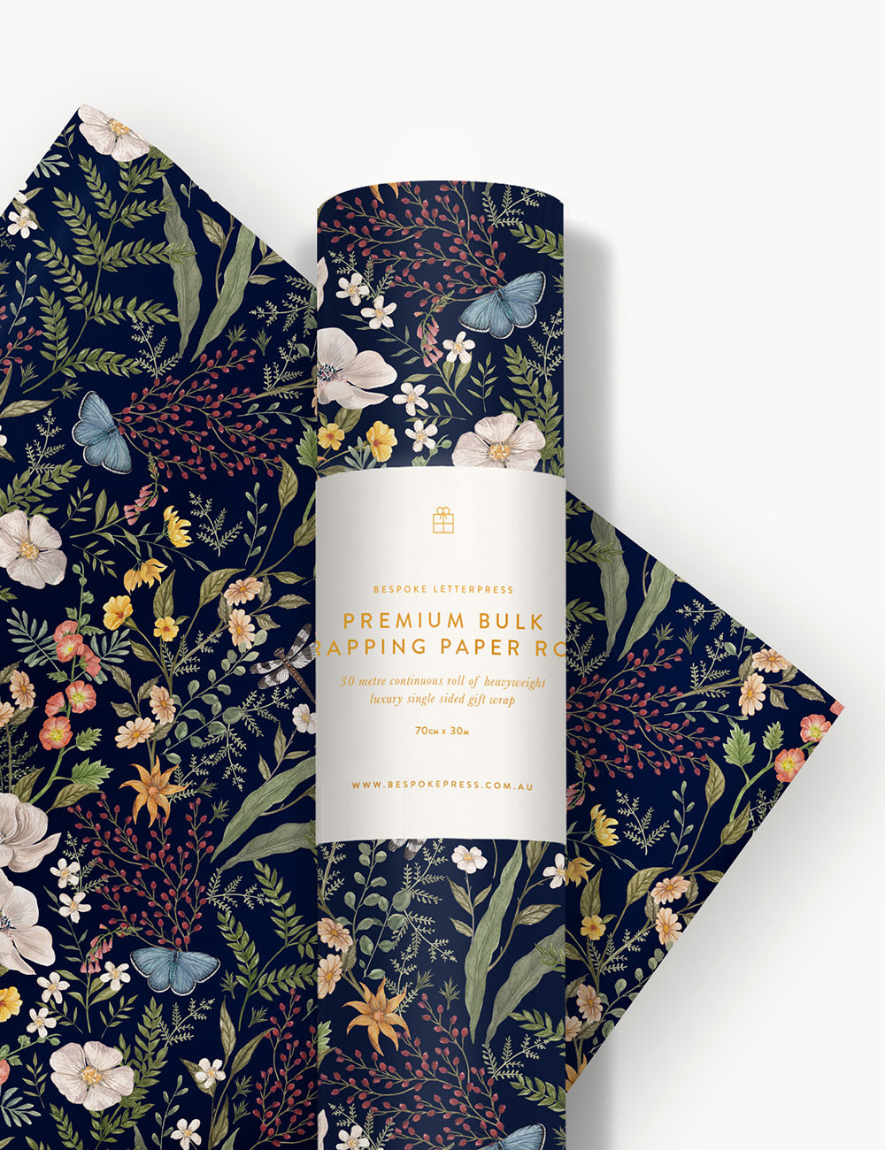 Gift Wrap Roll - Dusk in Bloom