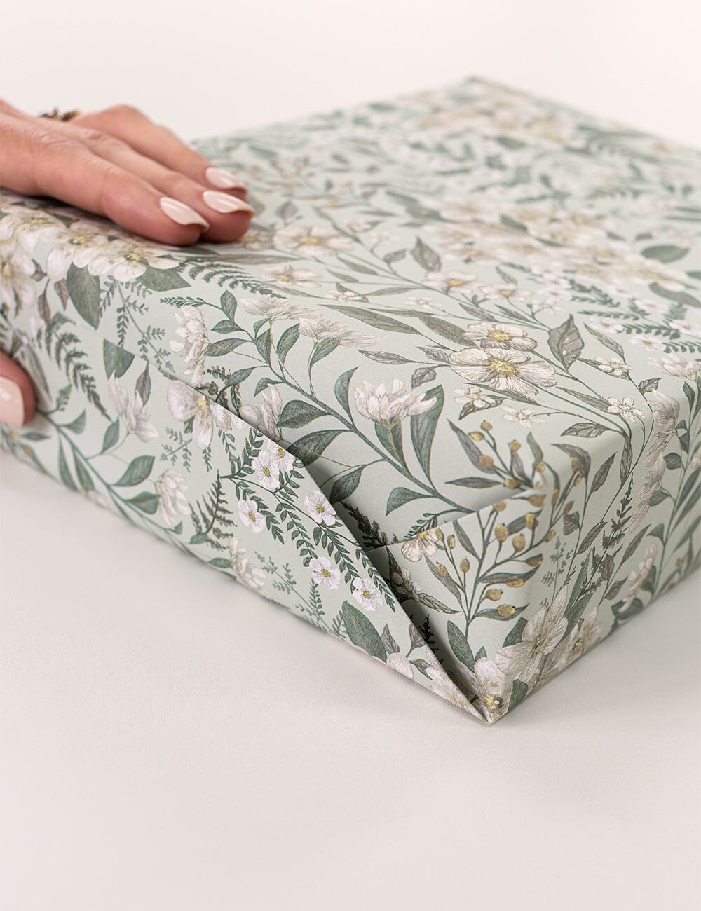 Gift Wrap Roll 30m - Ivory Garden