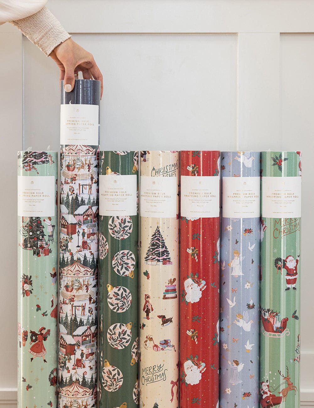 Gift Wrap 30m Roll - Christmas Market