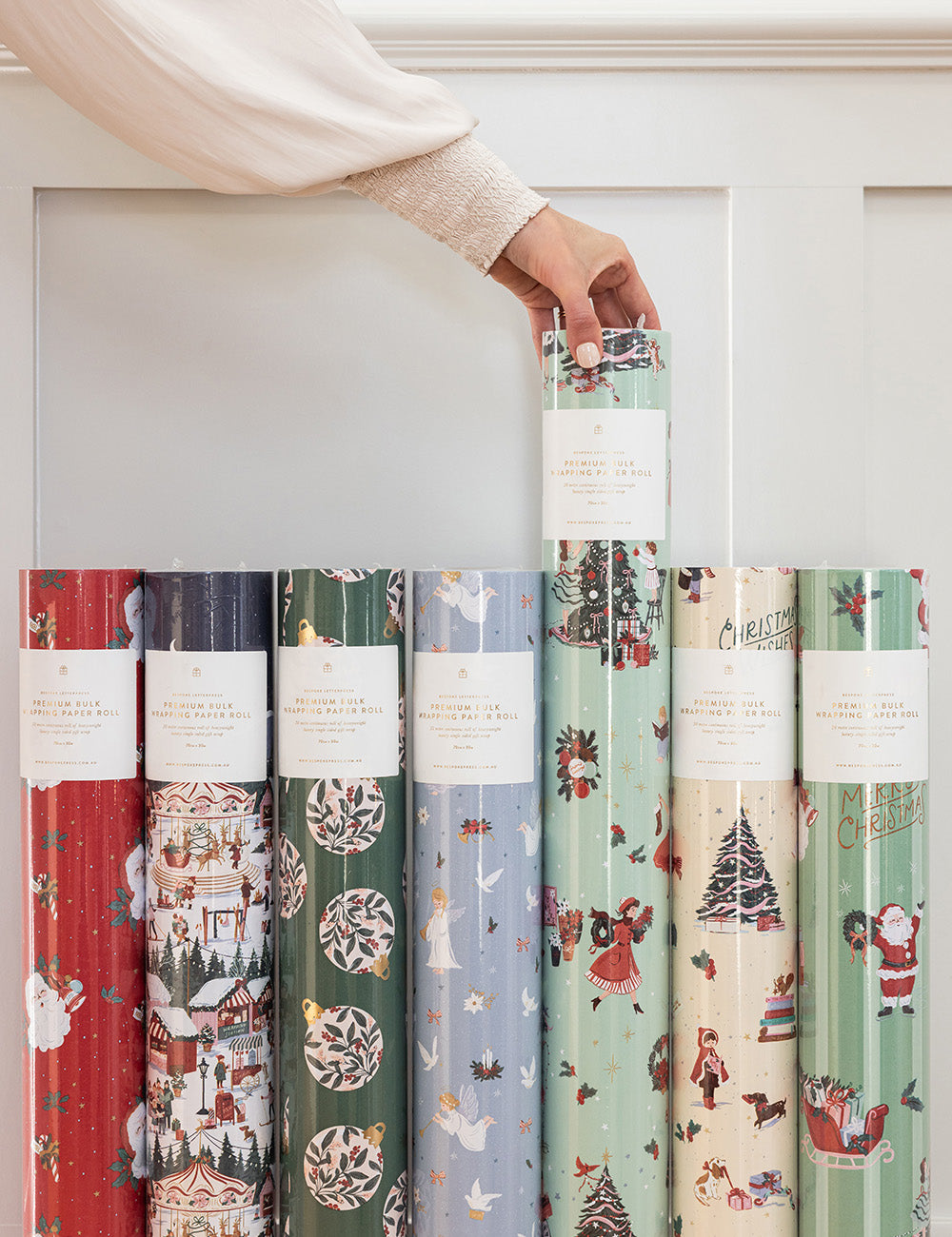 Gift Wrap 30m Roll - Christmas Ladies
