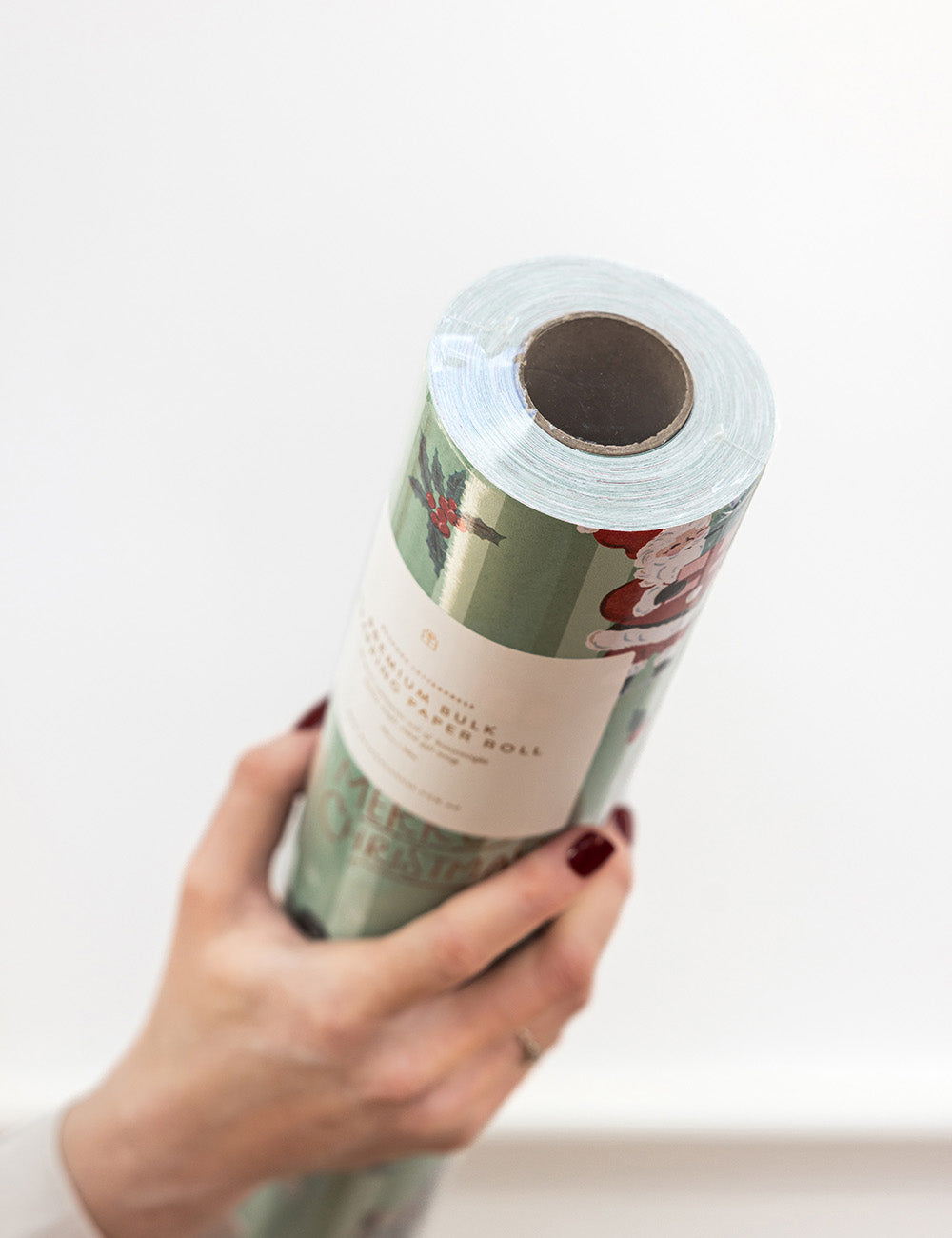 Gift Wrap 30m Roll - Christmas Santas