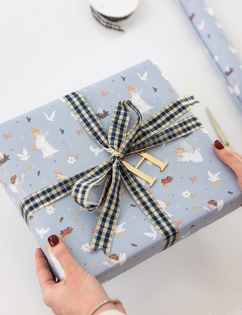 Gift Wrap 30m Roll - Herald Angels