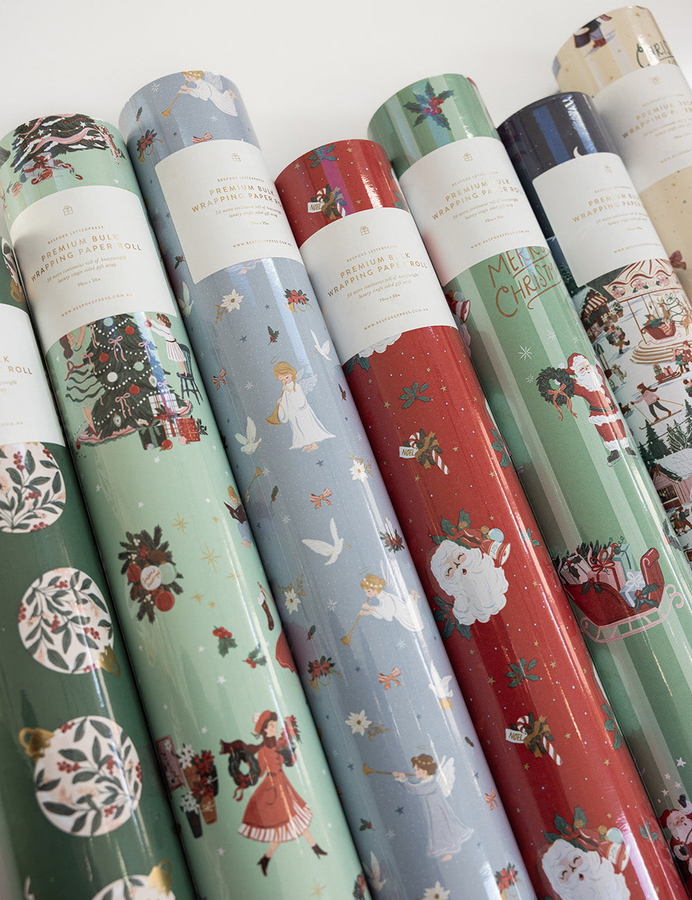 Gift Wrap 30m Roll - Herald Angels