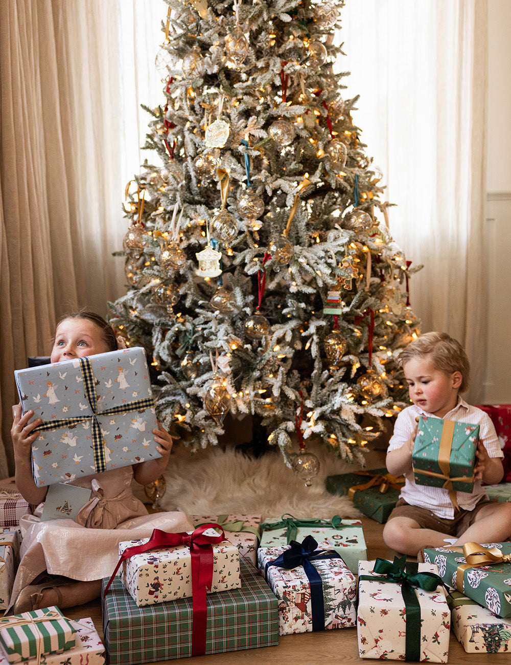 Gift Wrap 30m Roll - Herald Angels
