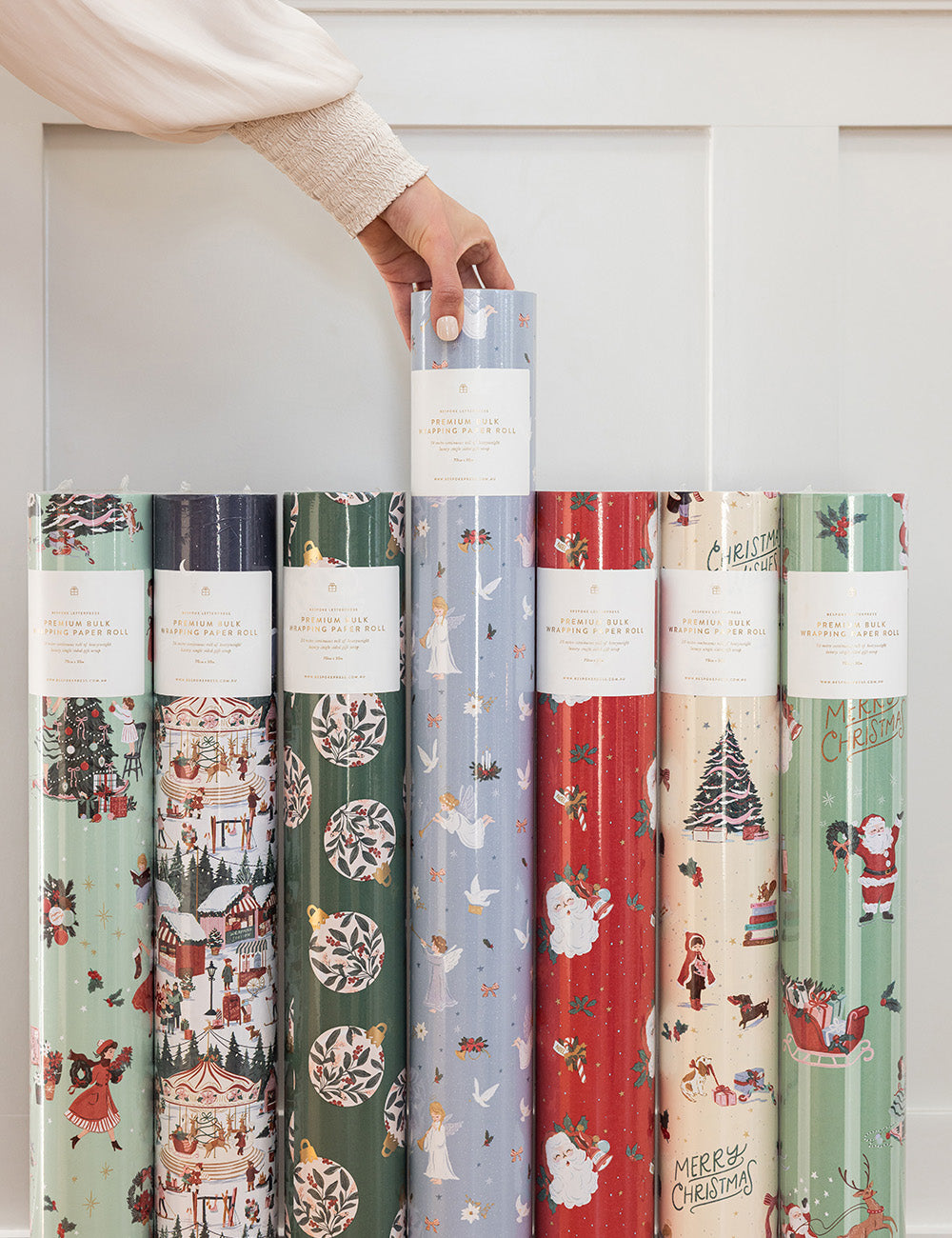 Gift Wrap 30m Roll - Herald Angels