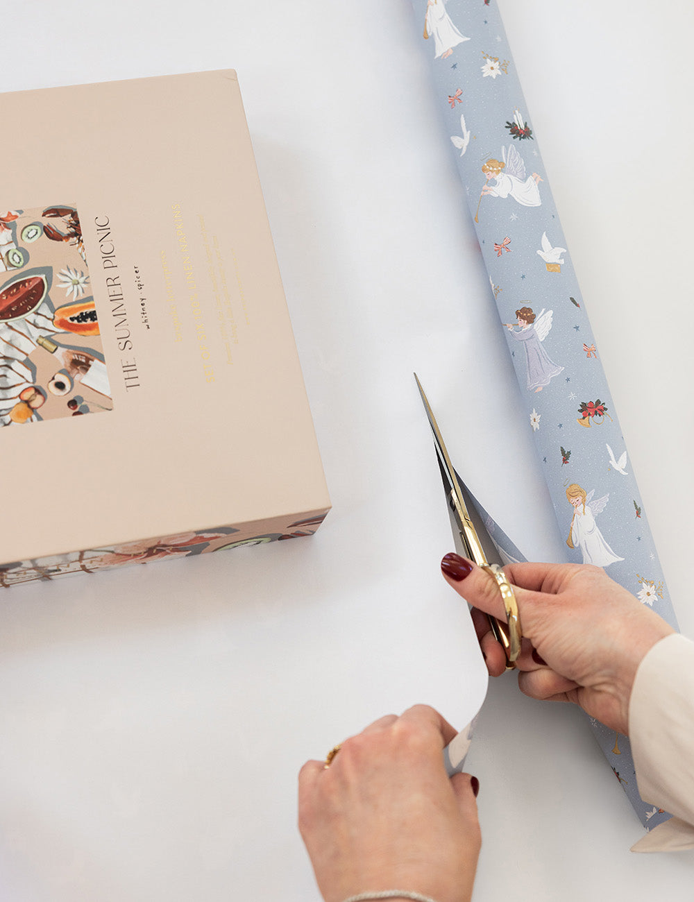 Gift Wrap 30m Roll - Herald Angels