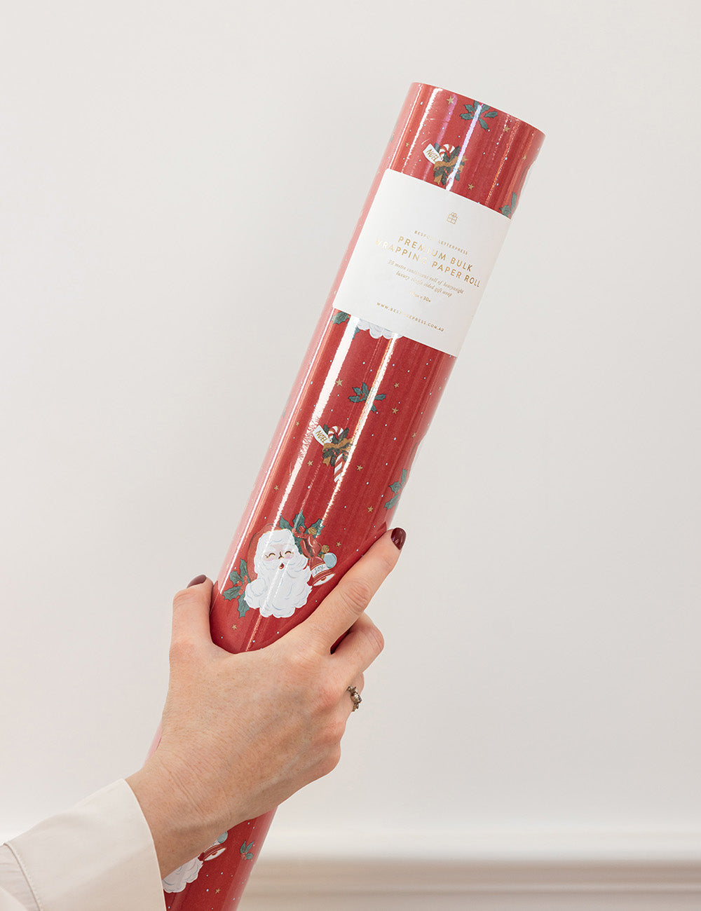 Gift Wrap 30m Roll - Jingle Bells