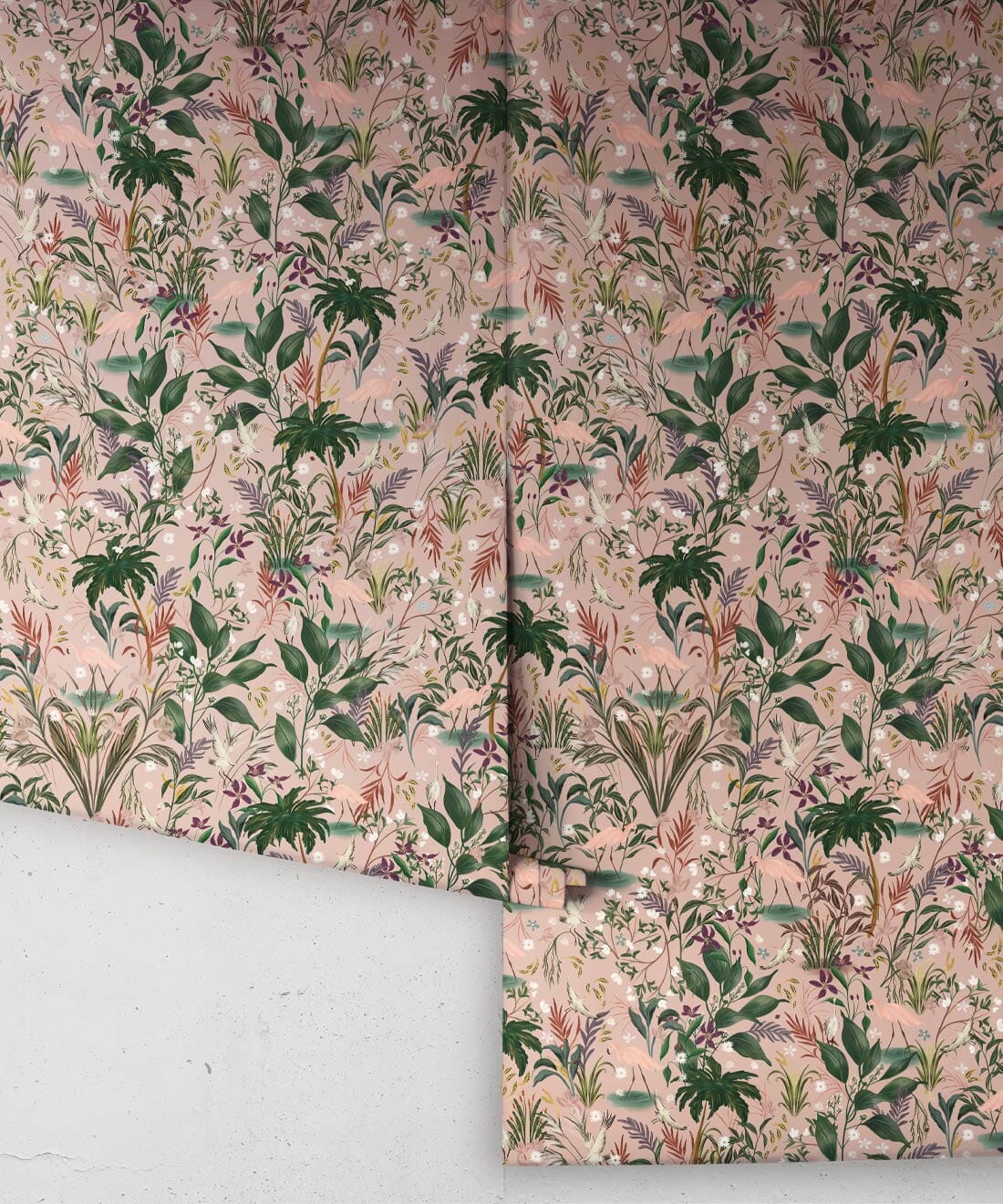 Bespoke Flamingos Wallpaper