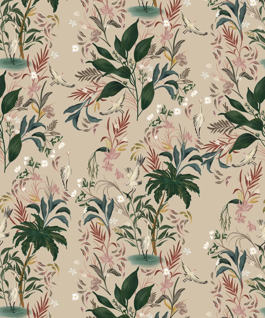 Herons Wallpaper Wallpaper Milton & King 