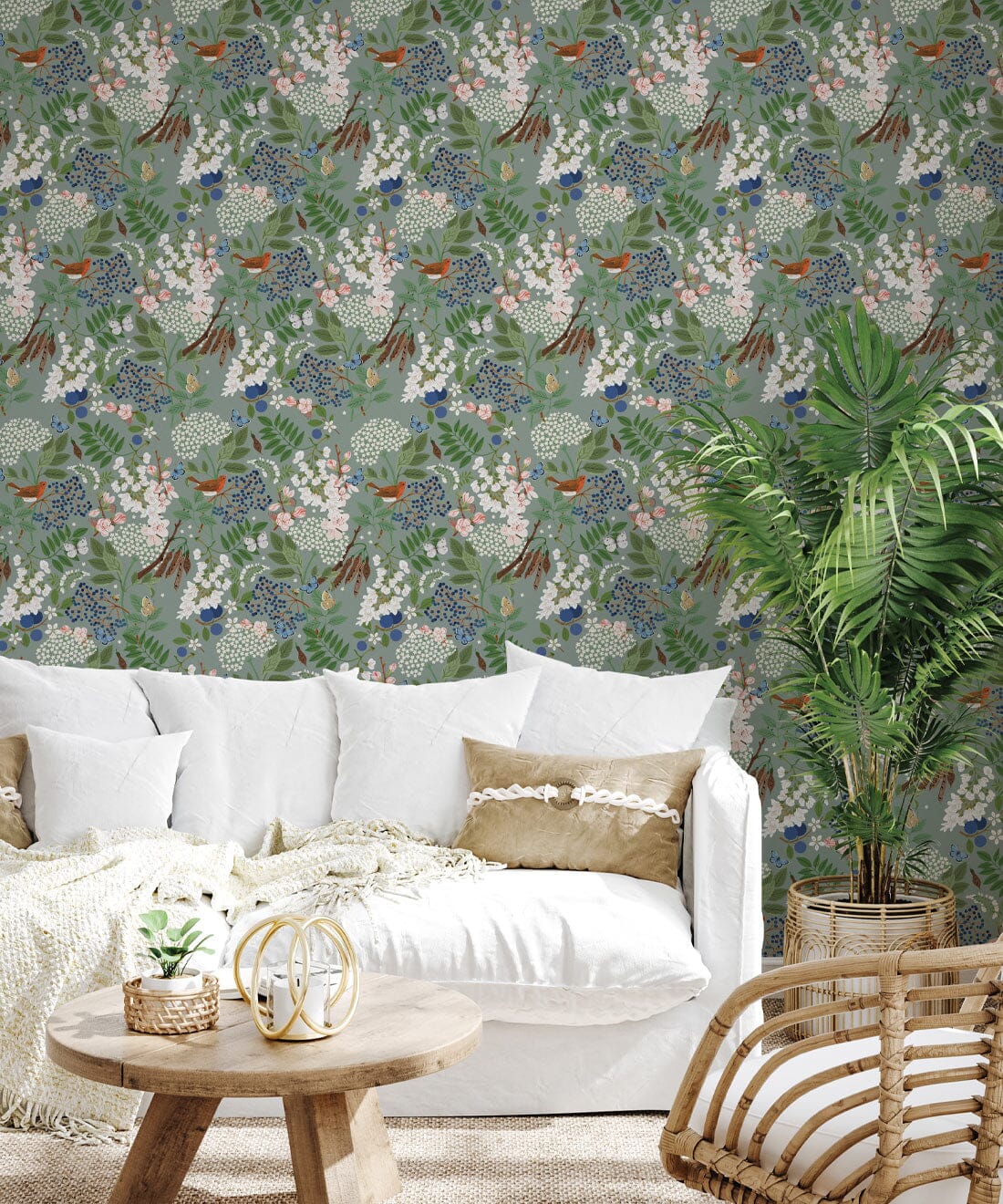 Sparrows Wallpaper Wallpaper Milton & King 