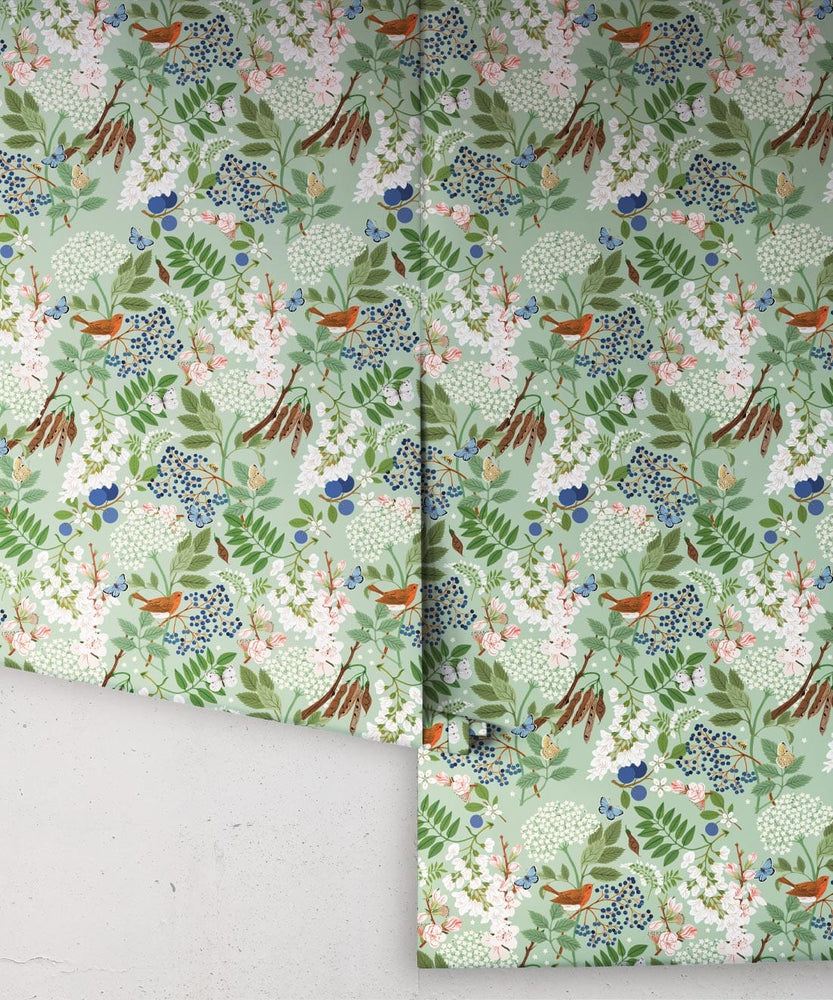 Sparrows Wallpaper Wallpaper Milton & King 