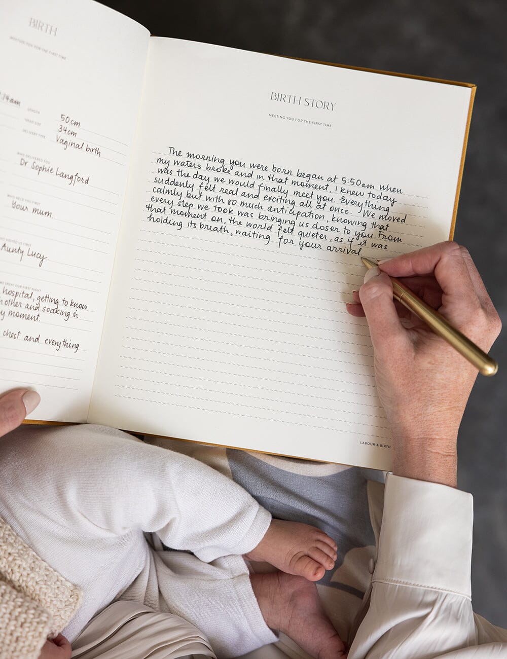 Heirloom Baby Memory Journal - Buttercup