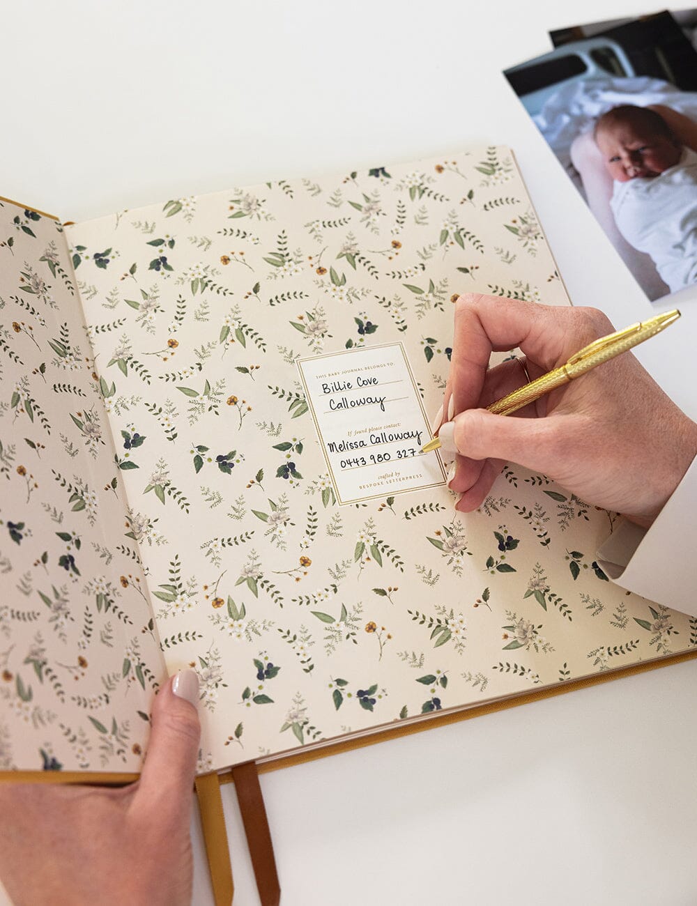 Heirloom Baby Memory Journal - Buttercup