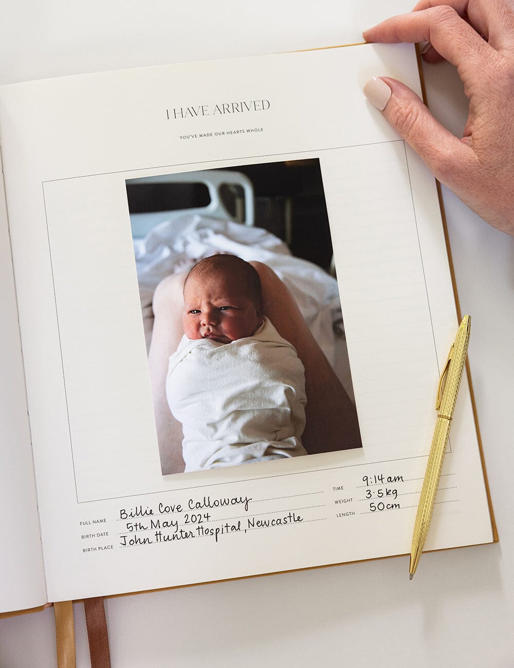 Heirloom Baby Memory Journal - Buttercup